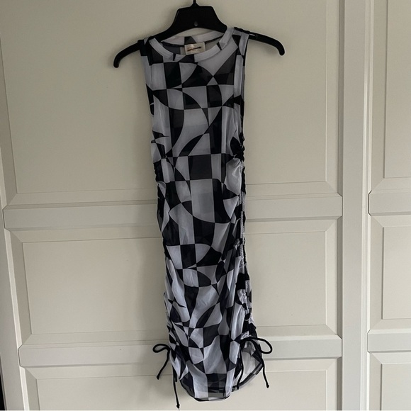 New! Beach Riot Vera Cover-Up black white 20273 - Picture 4 of 11